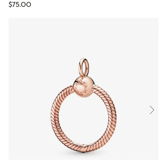 Pandora rose gold holder with charms - Picture 7 of 7